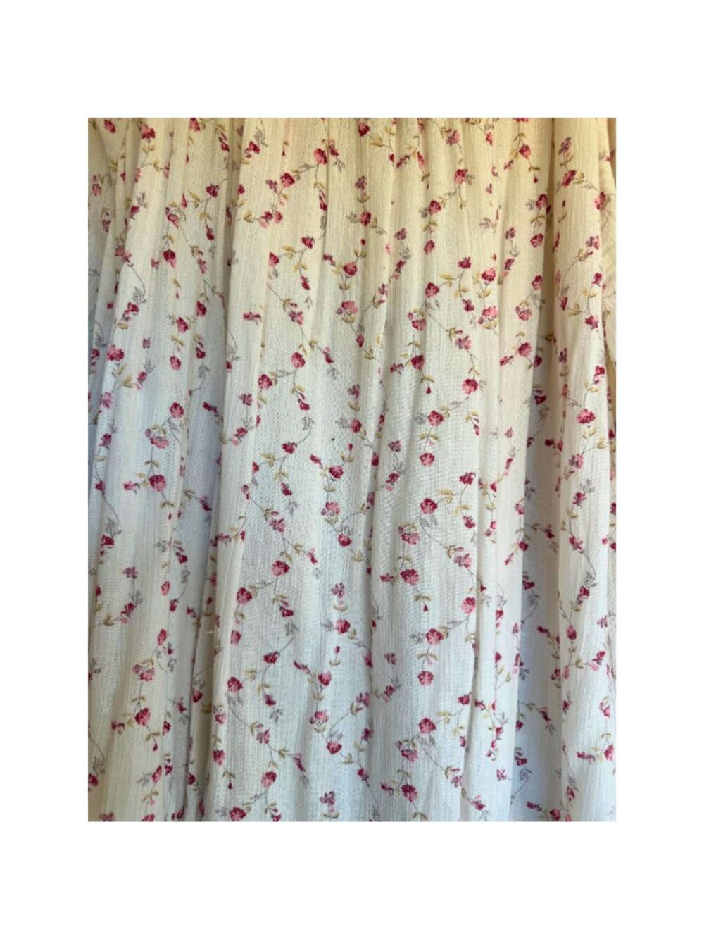 Denim & Supply Ralph Lauren RL Boho Floral Peasant Top XL - Picture 10 of 14